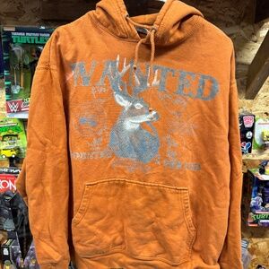 vintage Y2K deer hunting hoodie sz L